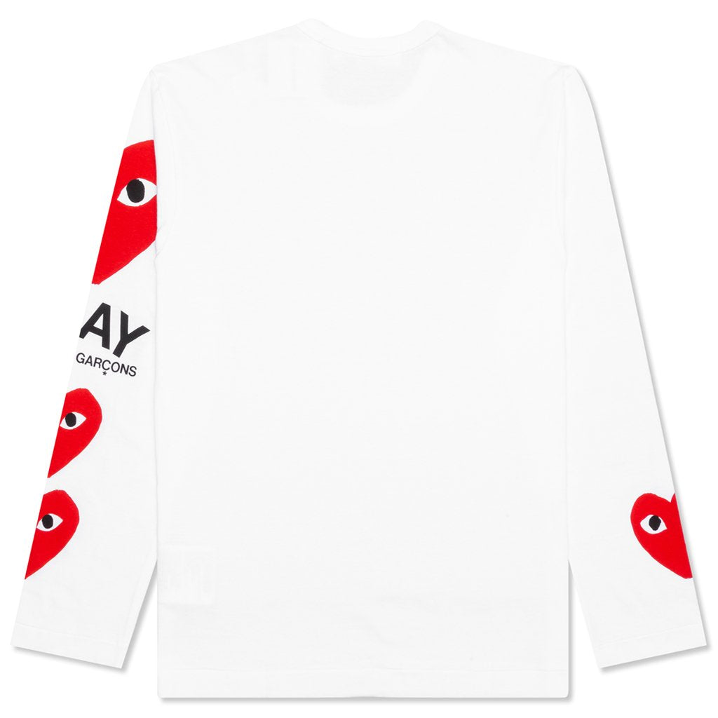 Printed Sleeve L/S - White, , large image number null