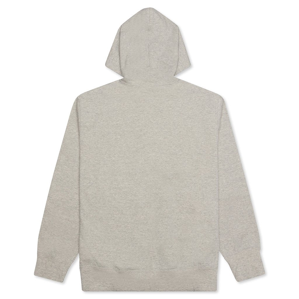 Stacked Heart Hooded Sweatshirt - Grey