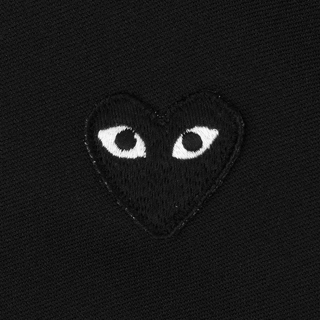 Women's Big Black Heart Hooded Sweatshirt - Black, , large image number null