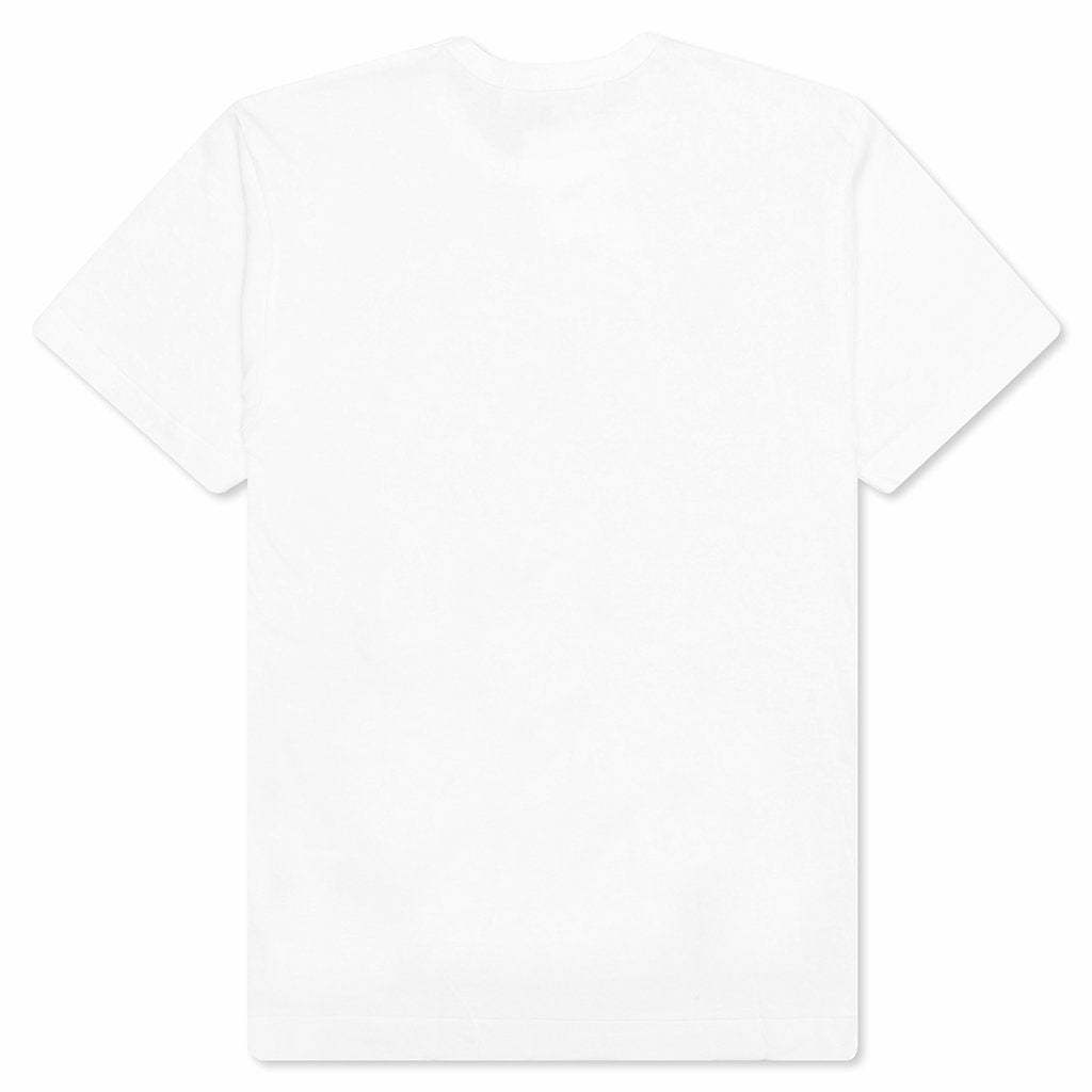 Women's Camouflage Mirror Heart T-Shirt - White