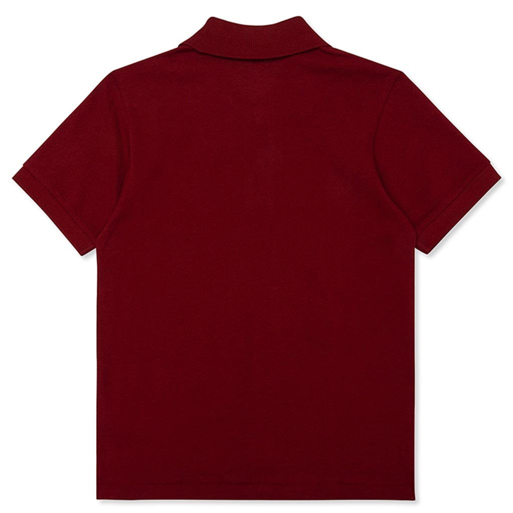 Women's Red Heart Polo Shirt - Burgundy