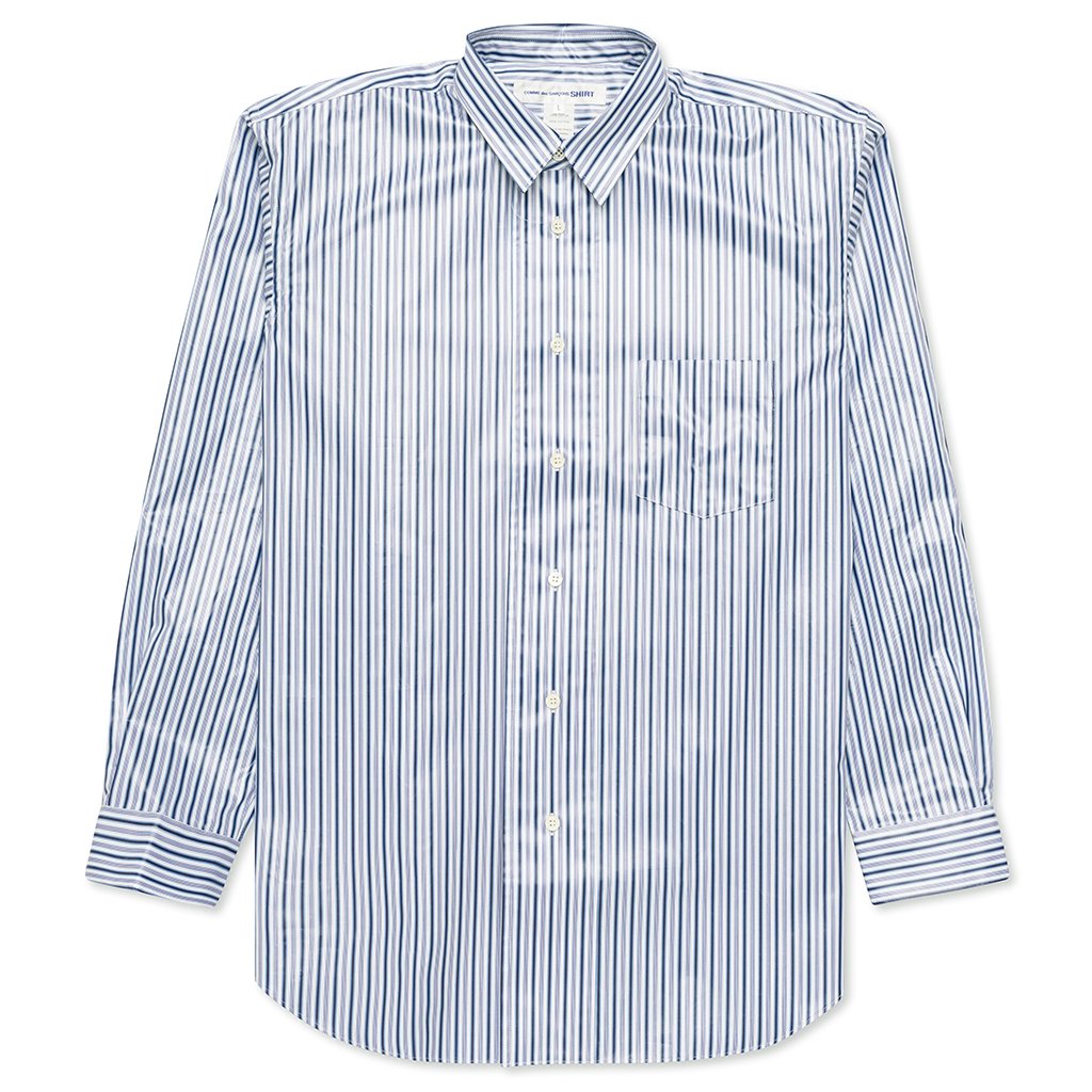 Comme Des Garcons SHIRT Coated Shirt - Stripe, , large image number null