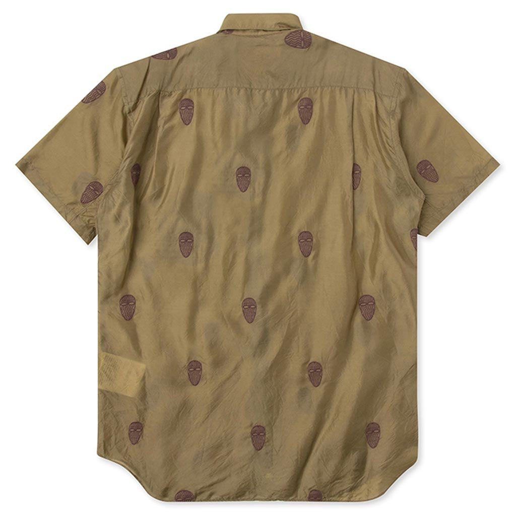 Mask Embroidered - Khaki