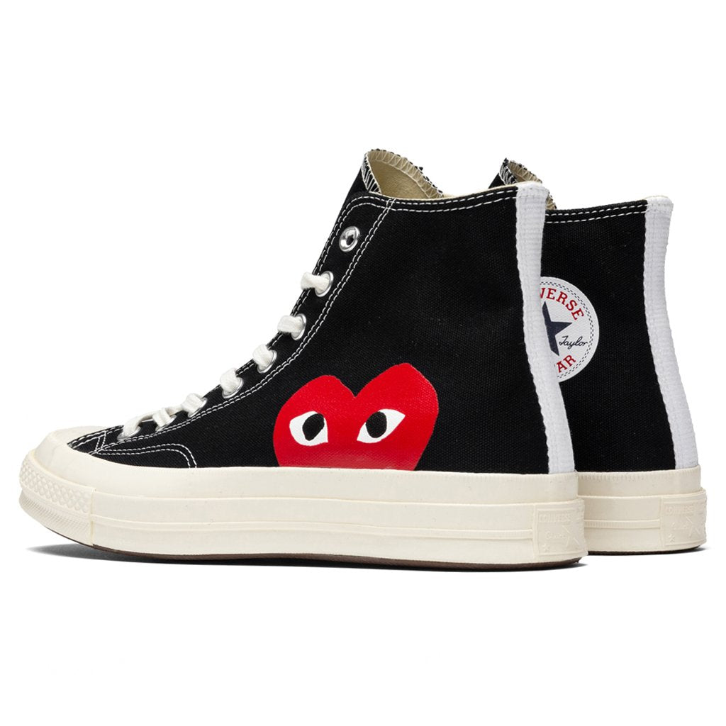 Converse x Comme Des Garcons PLAY All Star Chuck '70 Hi - Black [2019], , large image number null