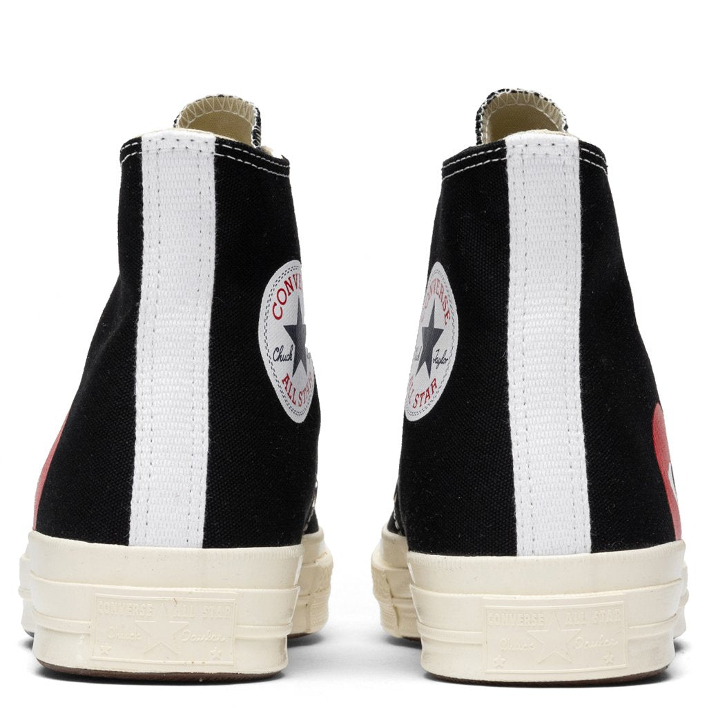 Converse x Comme Des Garcons PLAY All Star Chuck '70 Hi - Black [2019], , large image number null