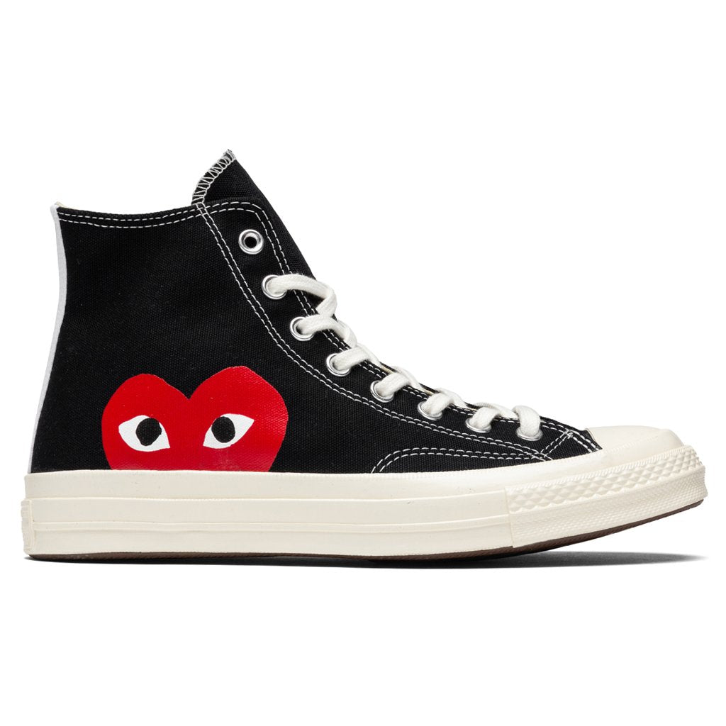 Converse x Comme Des Garcons PLAY All Star Chuck '70 Hi - Black [2019], , large image number null