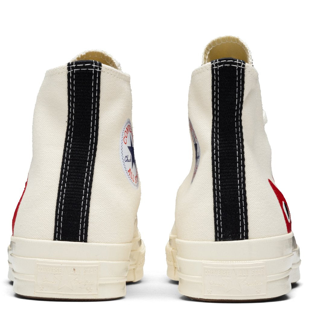 Converse x Comme Des Garcons PLAY All Star Chuck '70 Hi - White, , large image number null