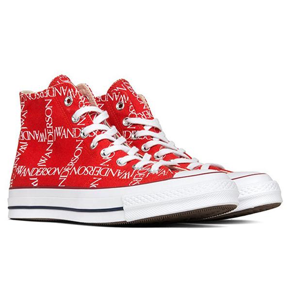 Converse x JW Anderson All Star Chuck 70 Grid Hi - Flame Scarlet/White, , large image number null