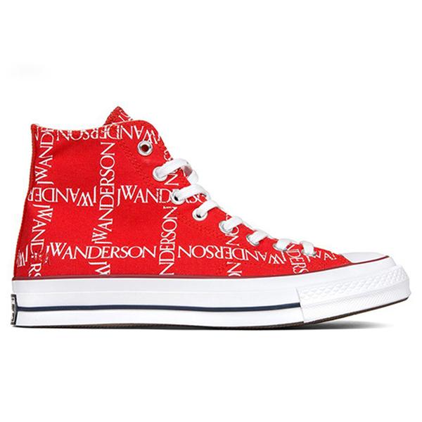 Converse x JW Anderson All Star Chuck 70 Grid Hi - Flame Scarlet/White