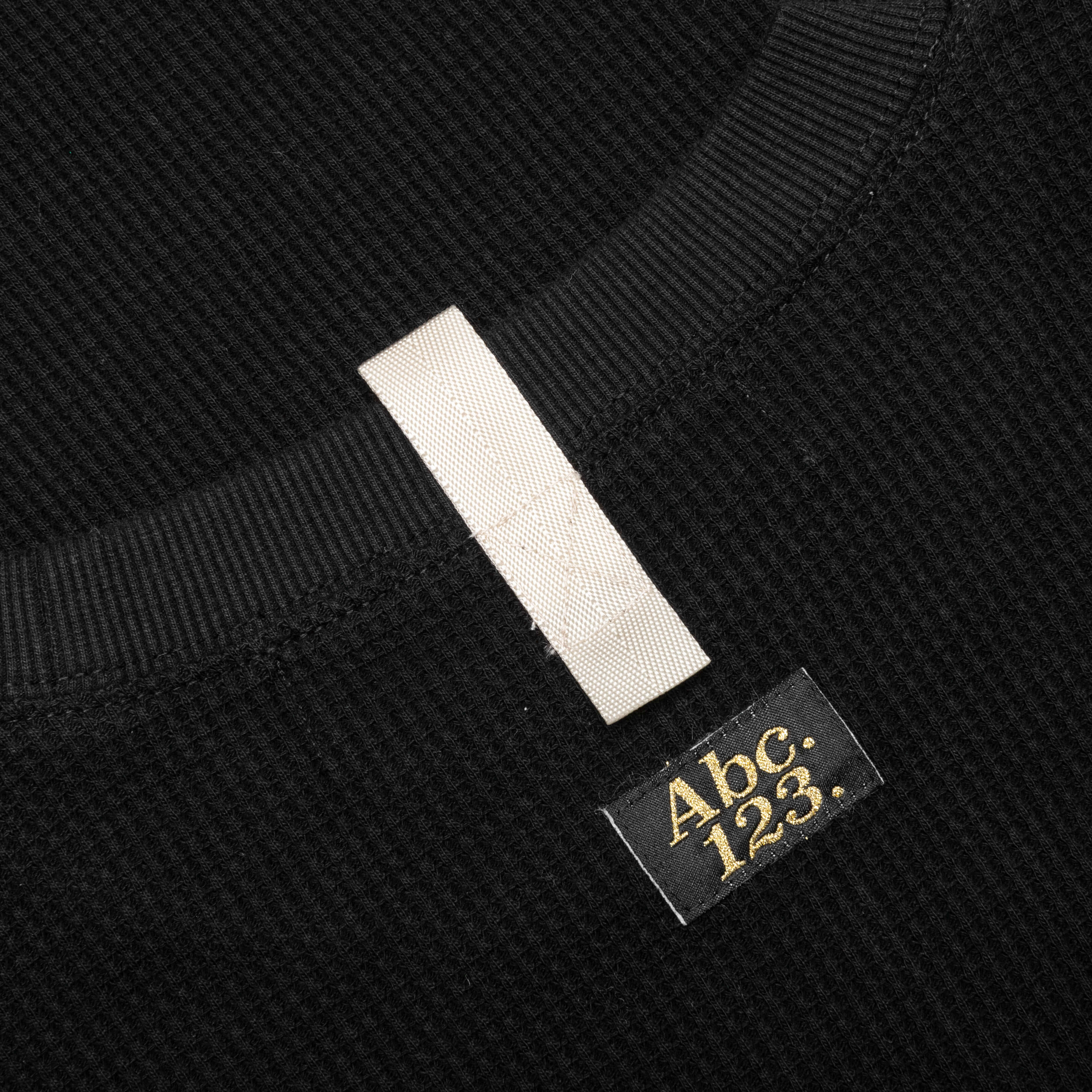 Waffle Crewneck - Anthracite Black, , large image number null