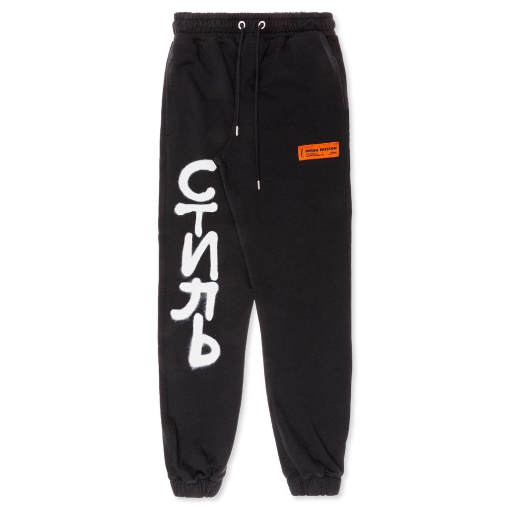 CTNMB Spray Vert Sweatpants - Black/White