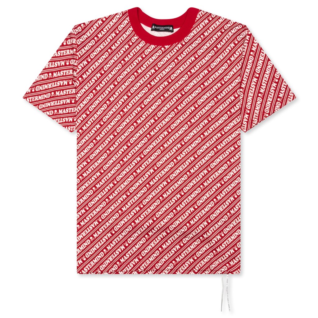 All Over Logo Sweatshirt - Red