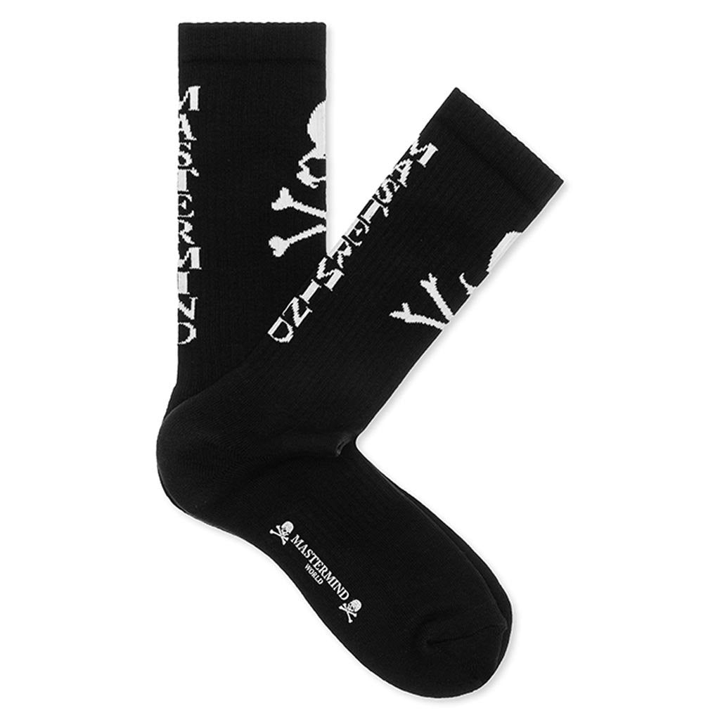 Front Skull Socks - Black, , large image number null