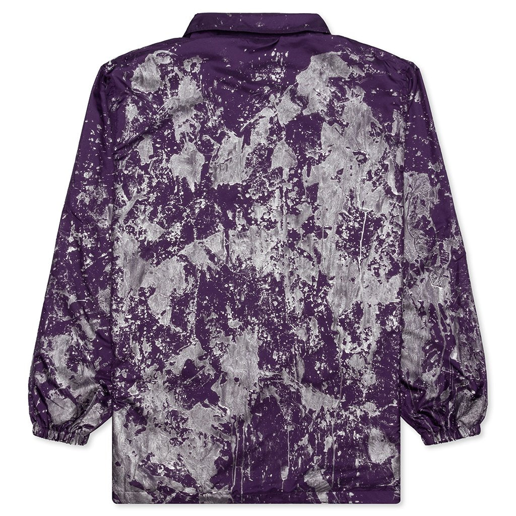 Coach Jacket - Purple/Scatter