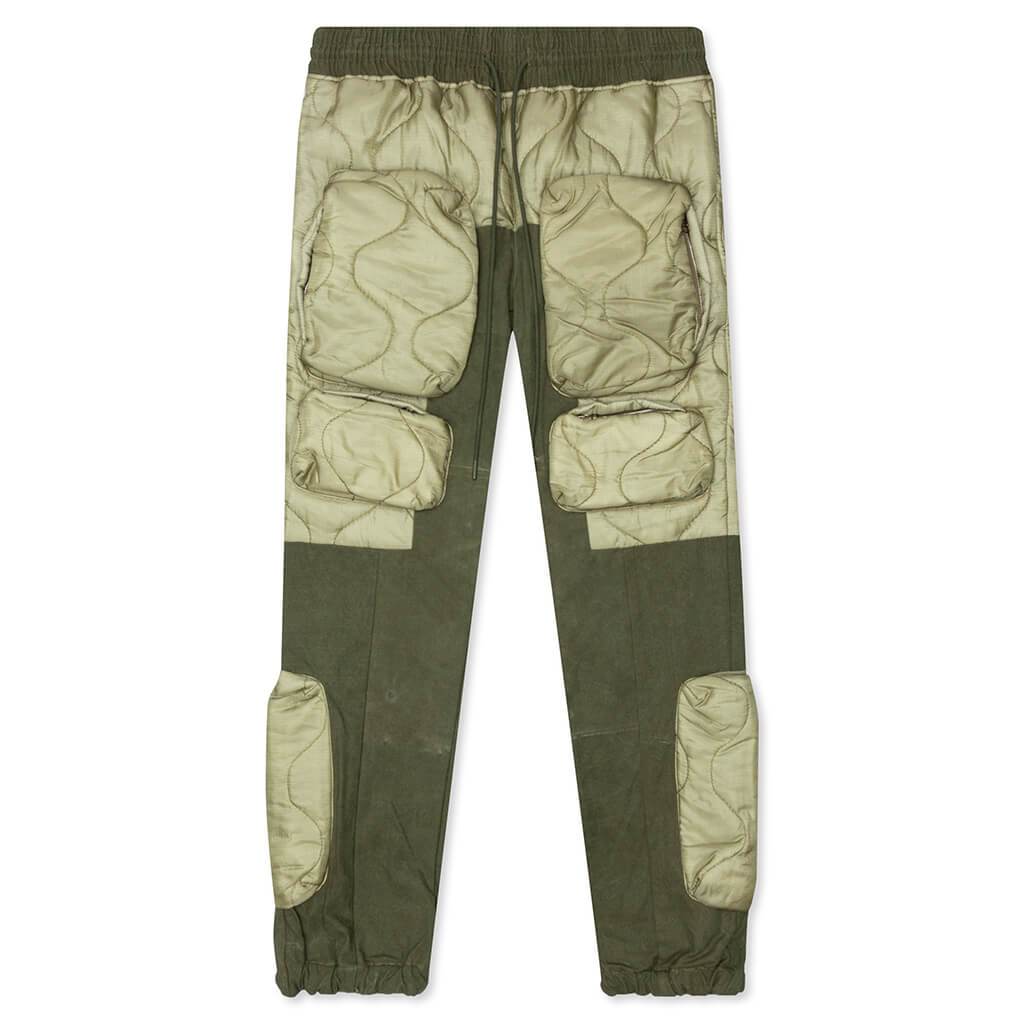 Liner Parachute Pants - Green