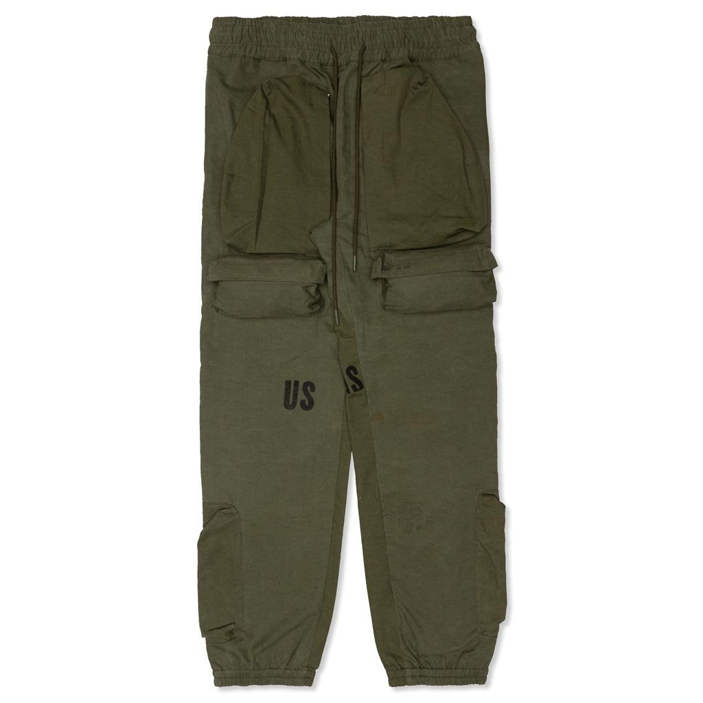 Parachute Cargo Pants - Green