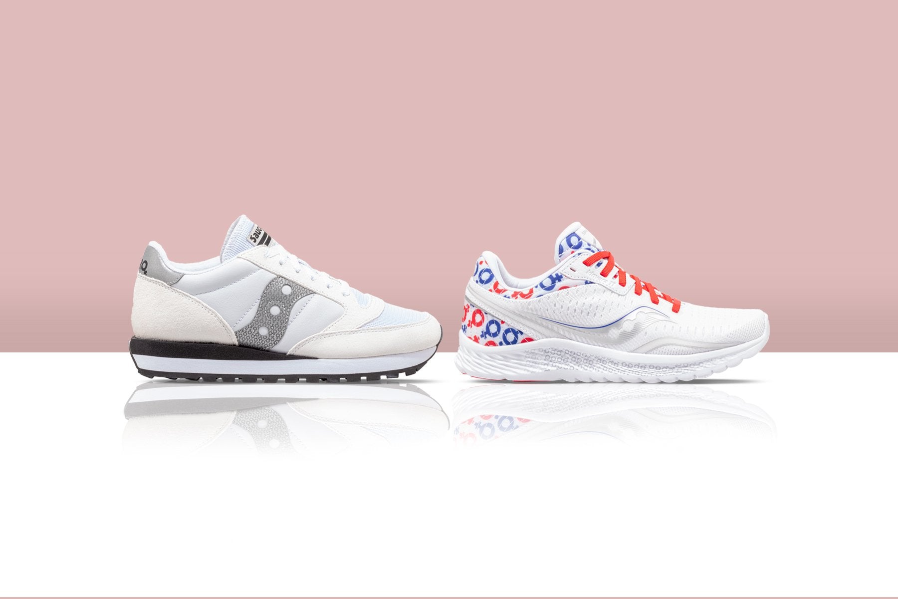 Saucony x Prinkshop Women's Kinvara 11 - White/Red/Blue