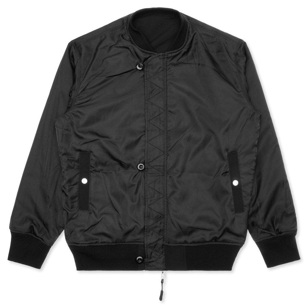 Reversible Utility Bomber Jacket - Black, , large image number null