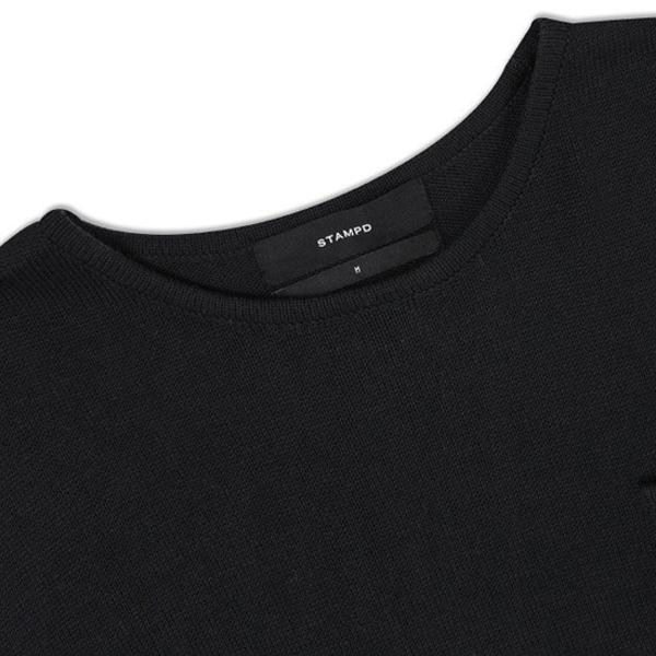 S/S Pocket Sweater - Black