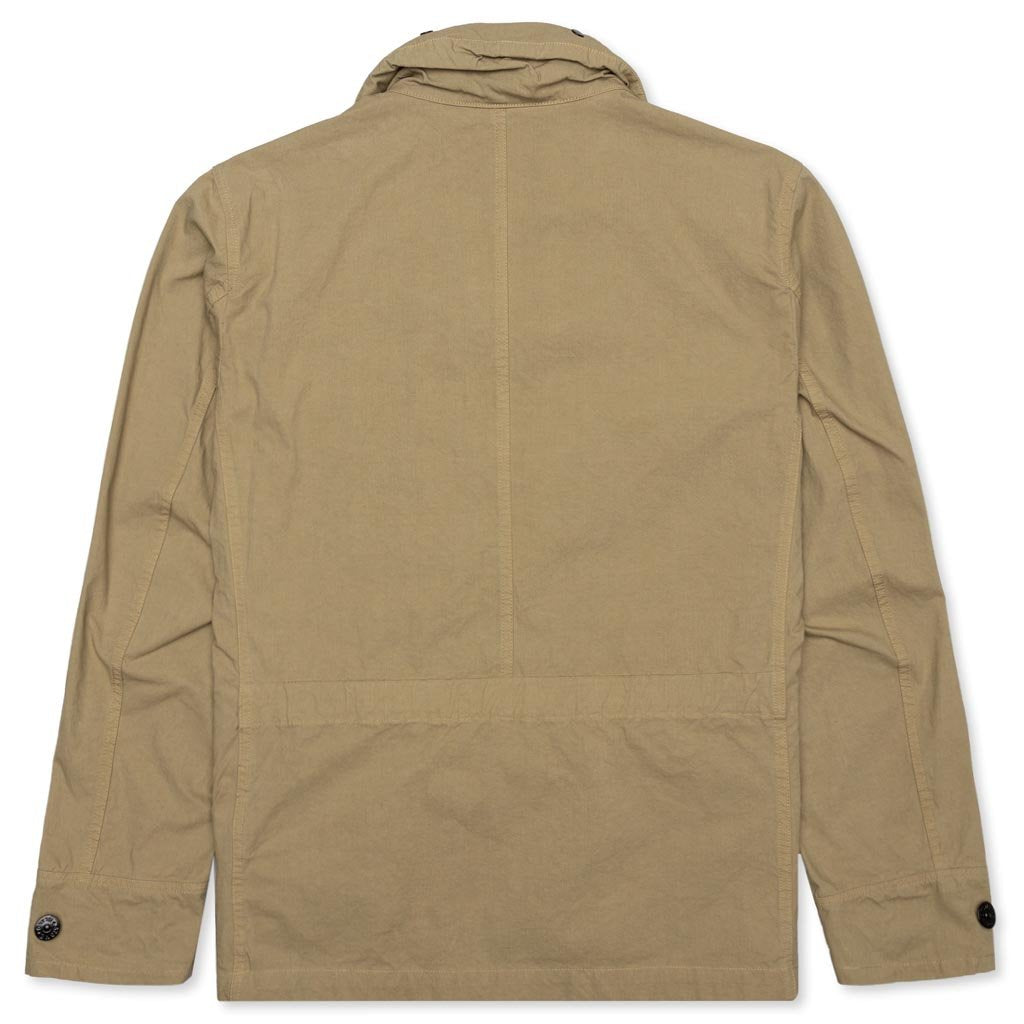 Center Patch Logo Jacket - Dark Beige