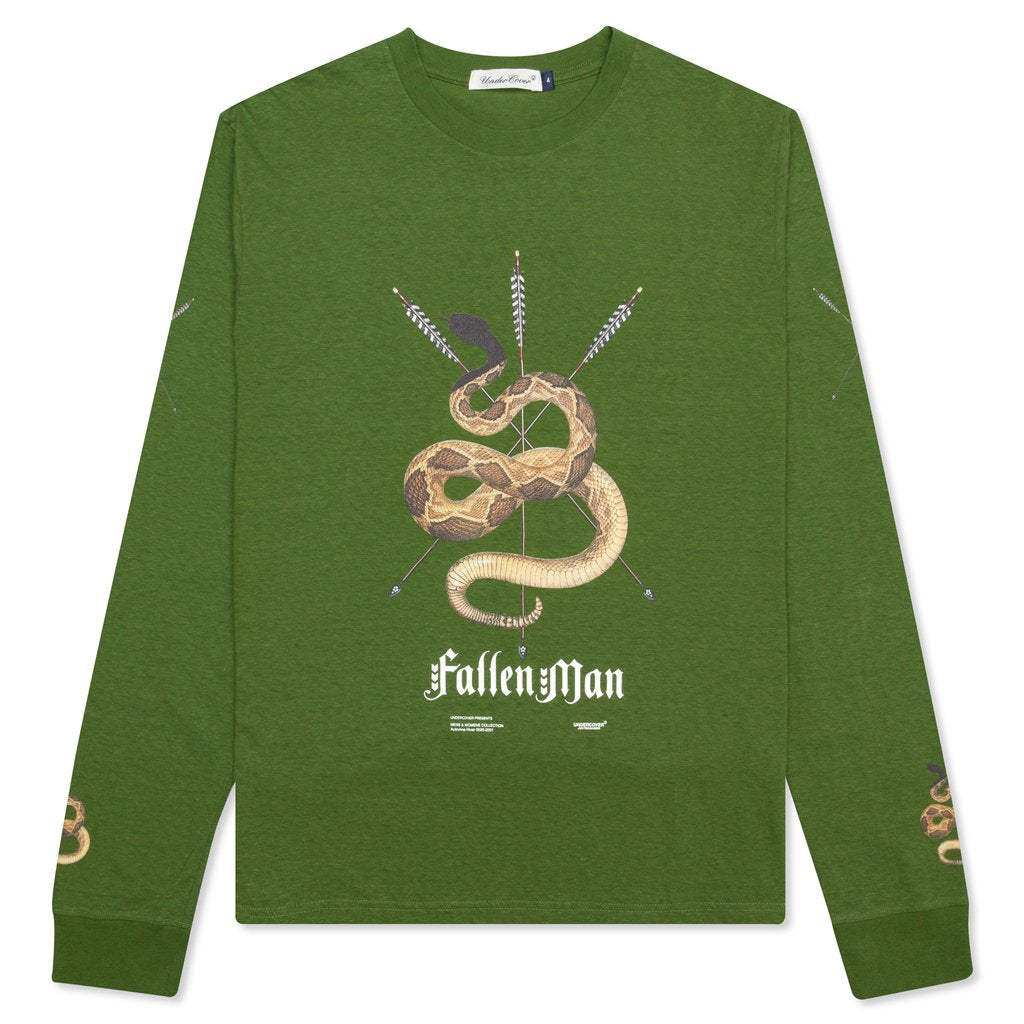 Fallen Man Snake Pullover - Khaki