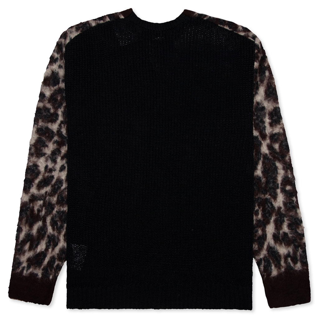 Leopard Cardigan - Brown/Black