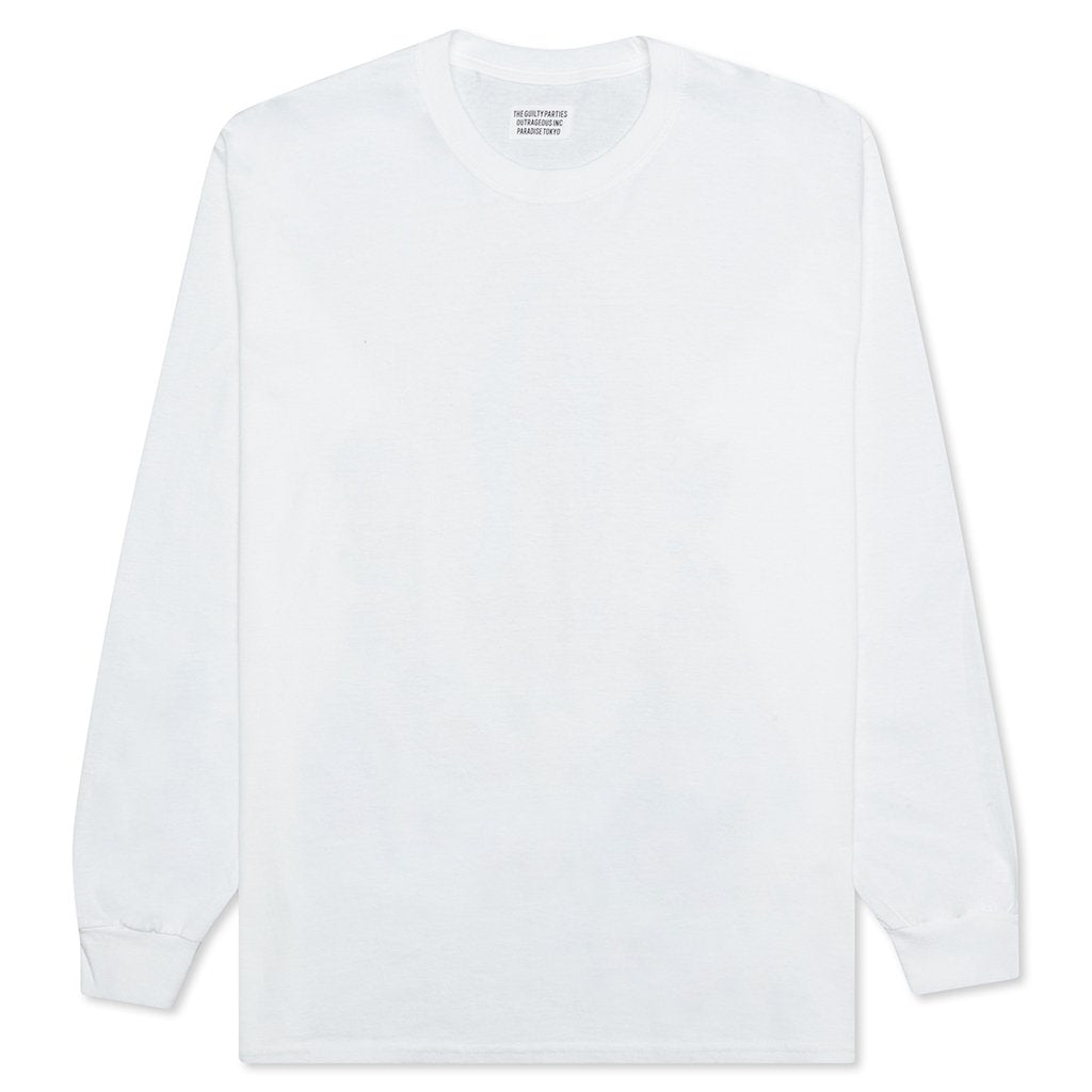 Crewneck L/S Tee Type 2 - White