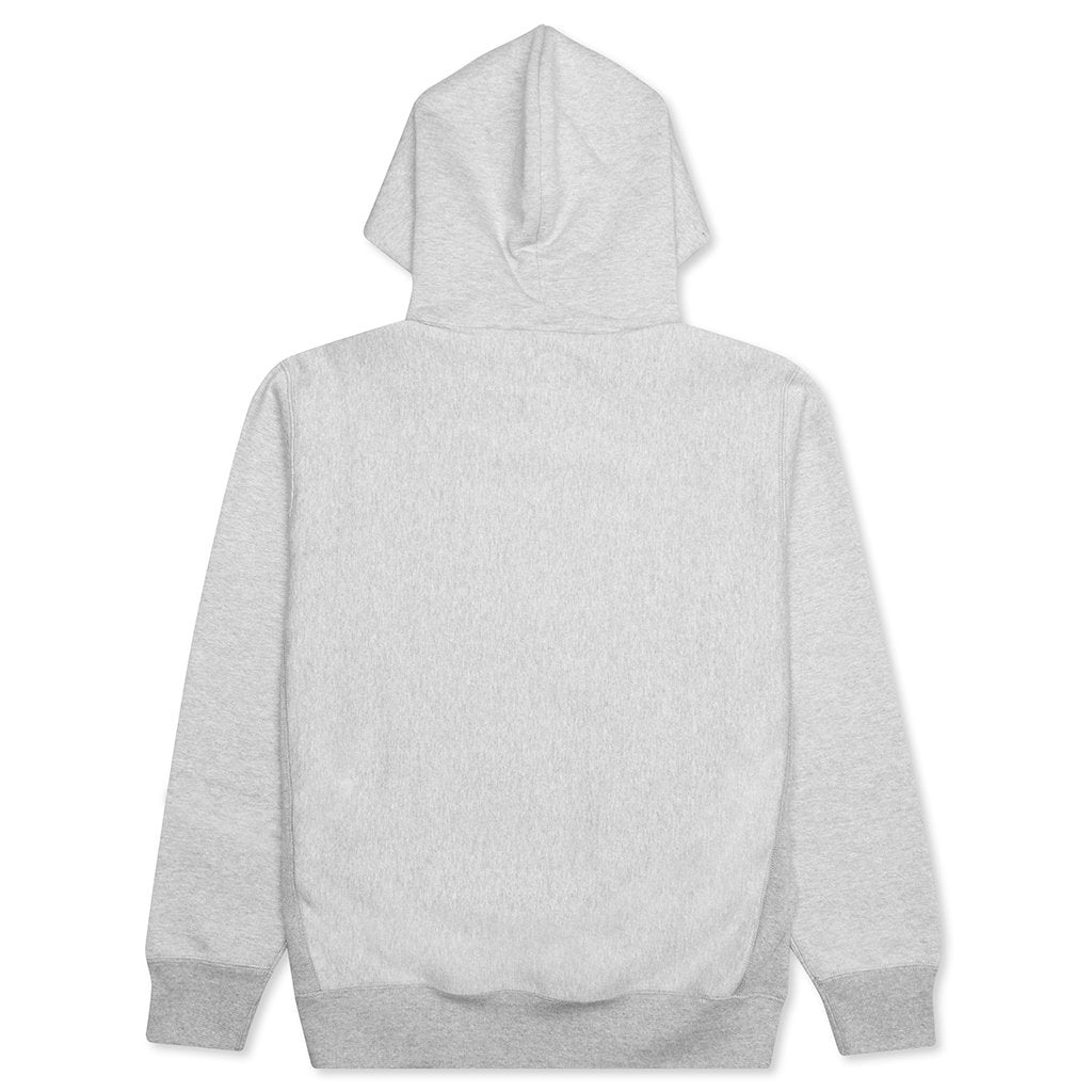 Heavy Weight Pullover Hooded Sweatshirt Type 2 - Grey, , large image number null