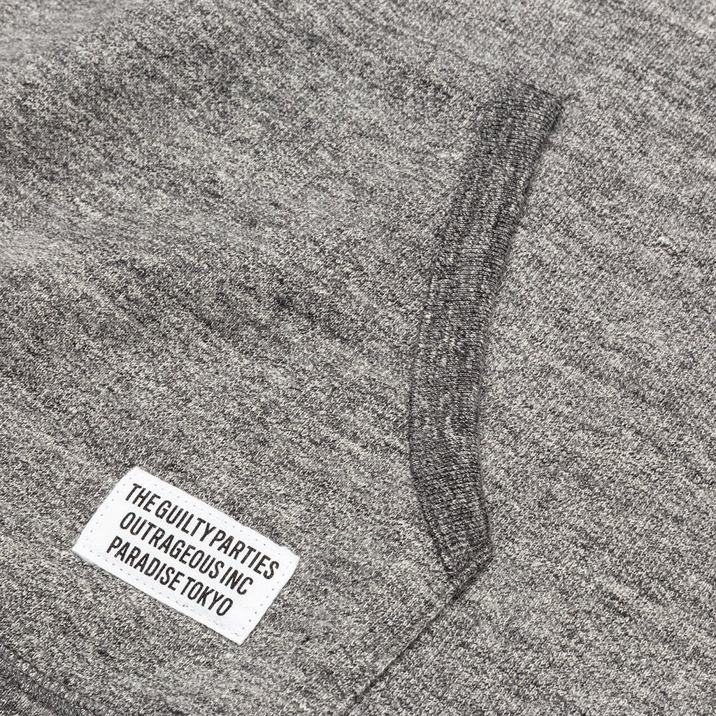 Pullover Hooded Sweatshirt Type 2 - Grey, , large image number null