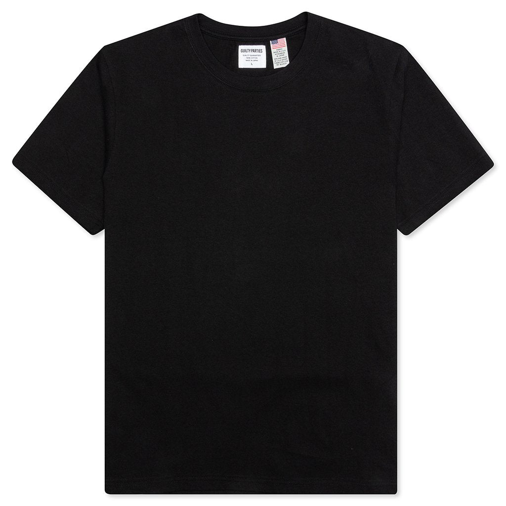 Timehi USA Body Crewneck Pocket T-Shirt Type-3 - Black